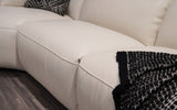 Rosabella 5pc Modern Leather Reclining Sectional